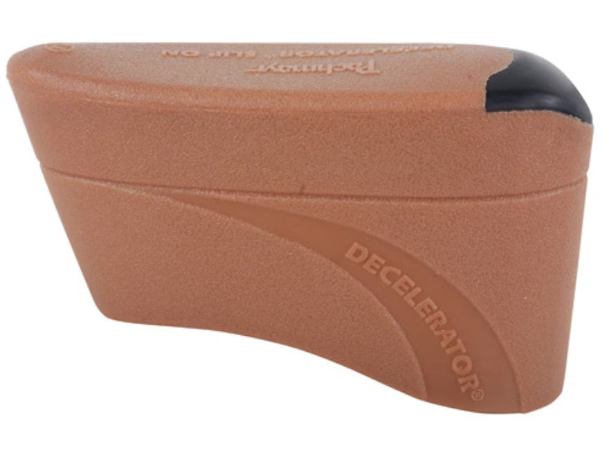 Slip-On Recoil Pad for Rifle and Shotgun Medium Brown - Comfortable Shooting Accessory