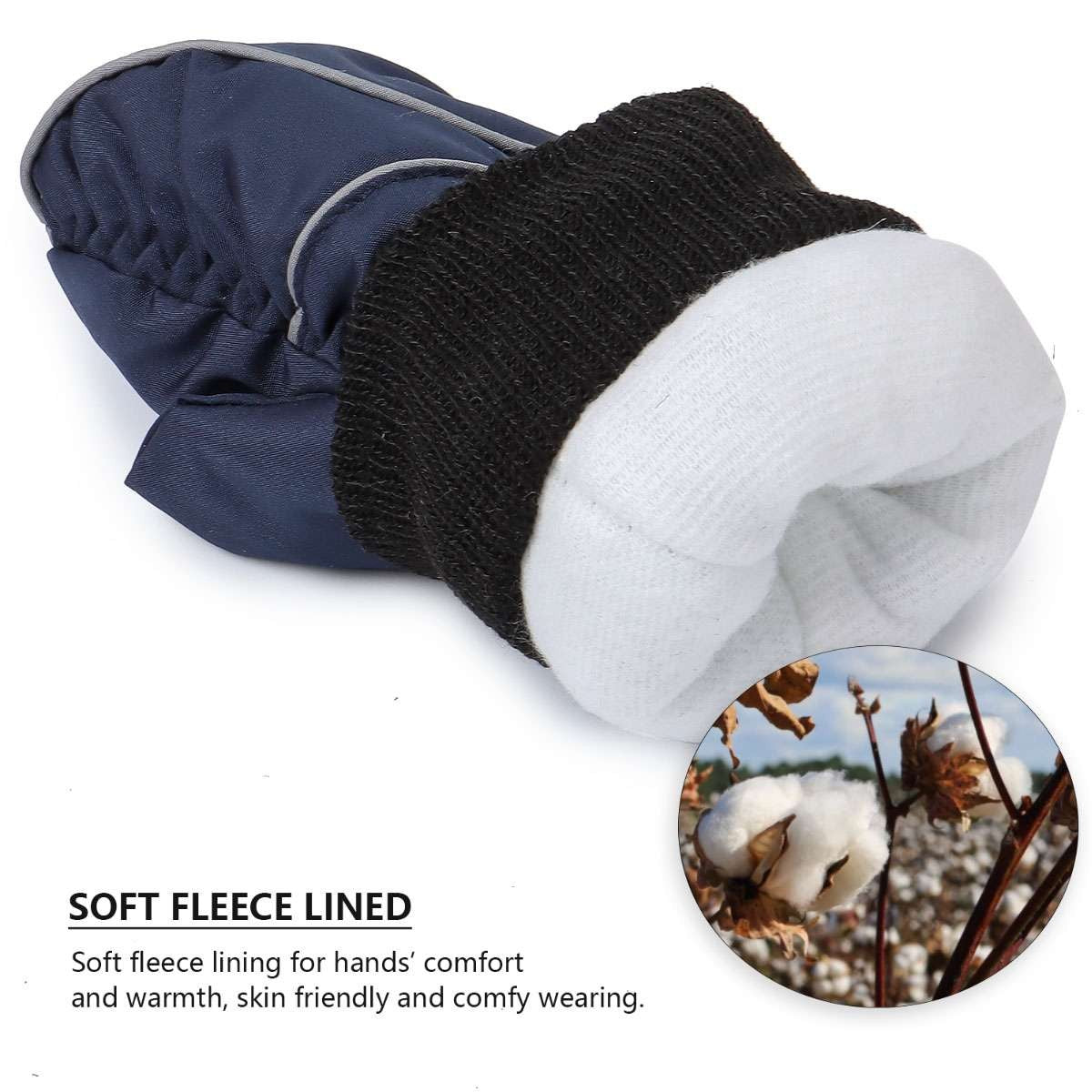 Kids Waterproof Windproof Winter Gloves for Snow and Outdoor Activities