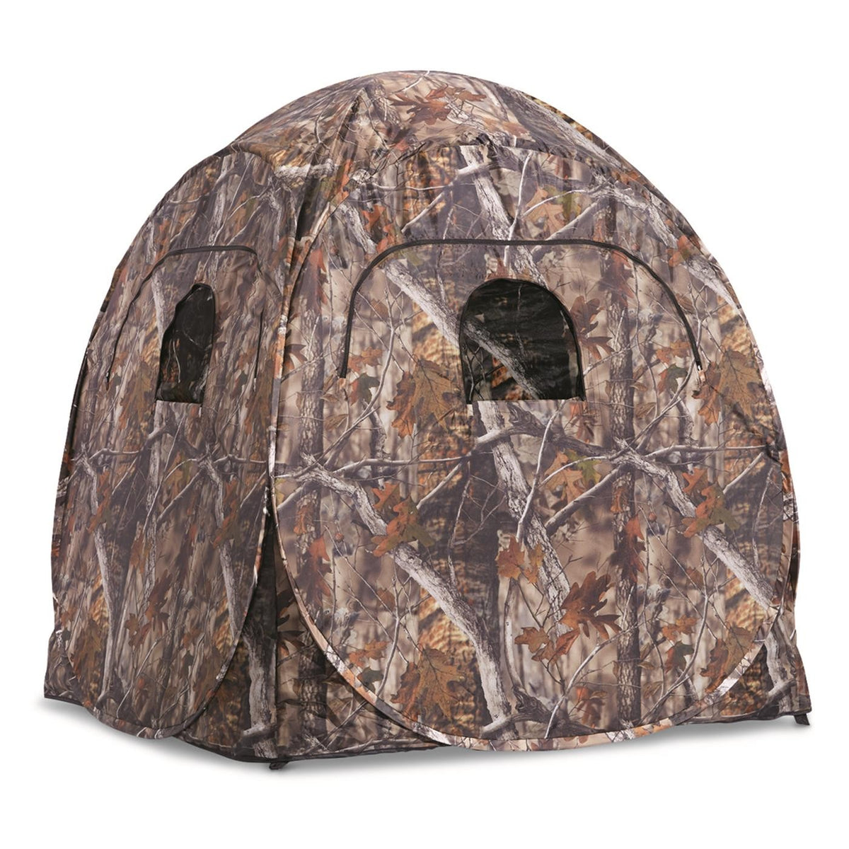 Hunting Blind Tent 4-Panel Ground Blind with Steel Frame for Concealed Hunting