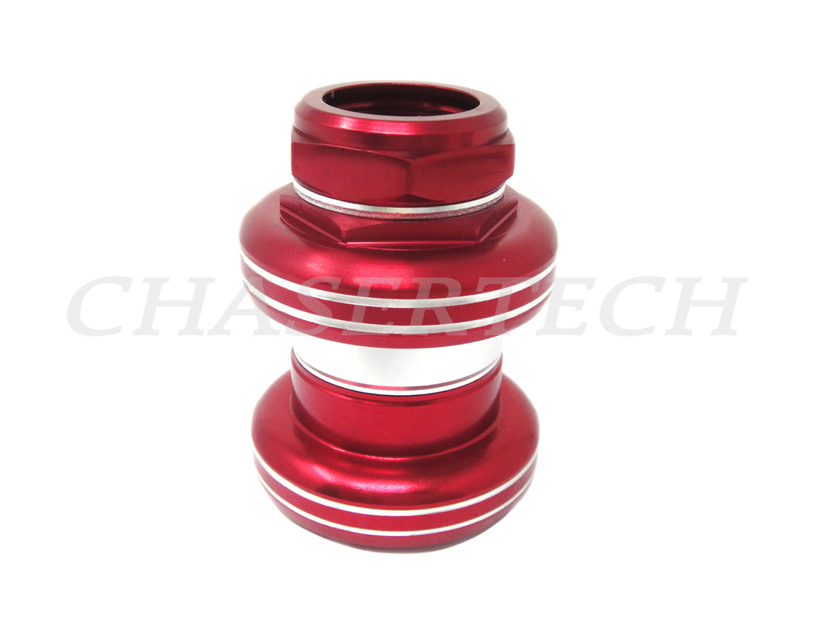 BMX Bike Threaded Headset 1 Inch Sealed Bearing 26.4mm Red