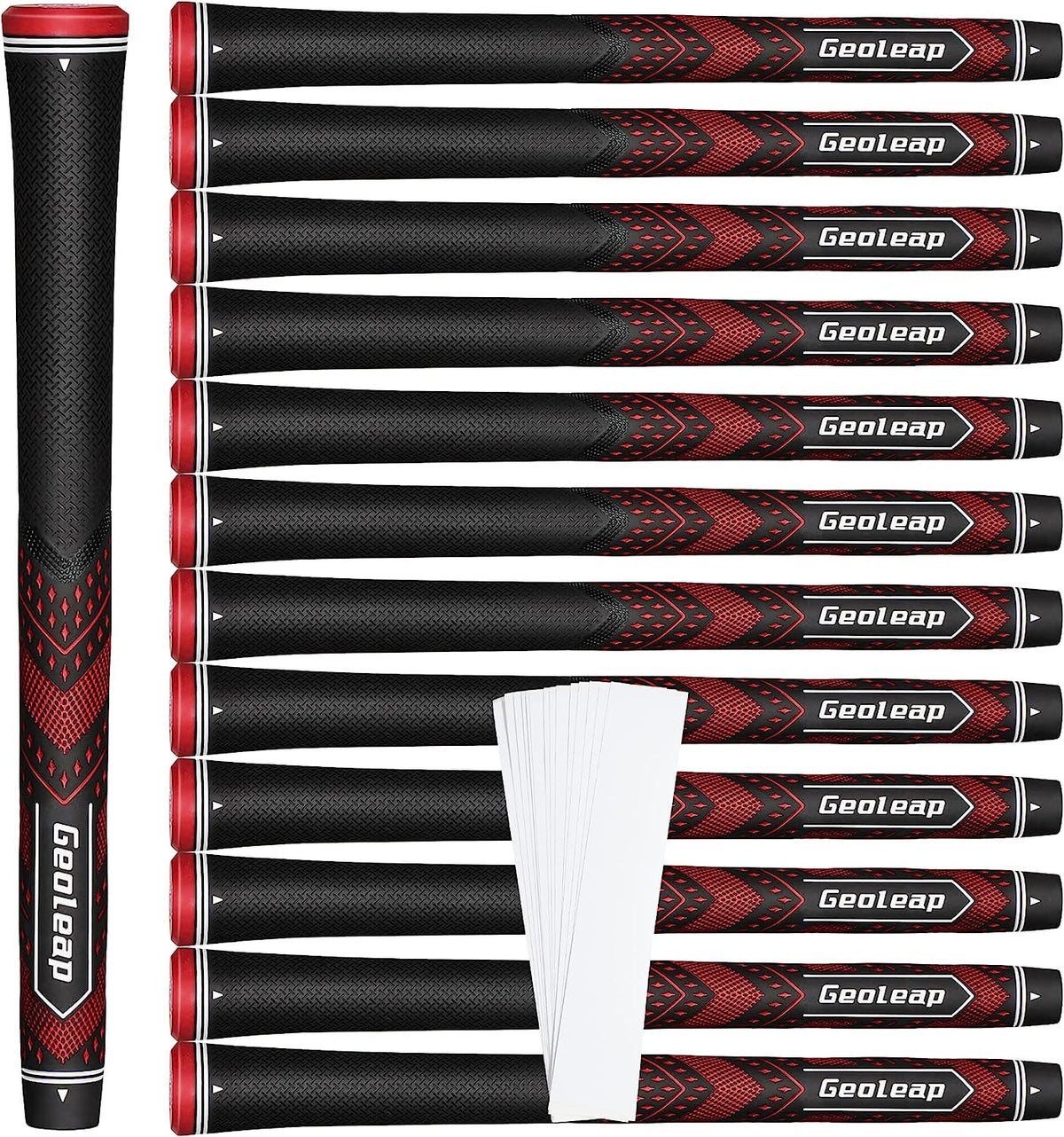 Golf Grip Set of 13 - Soft Taper-Reduced Design for Better Traction & Control