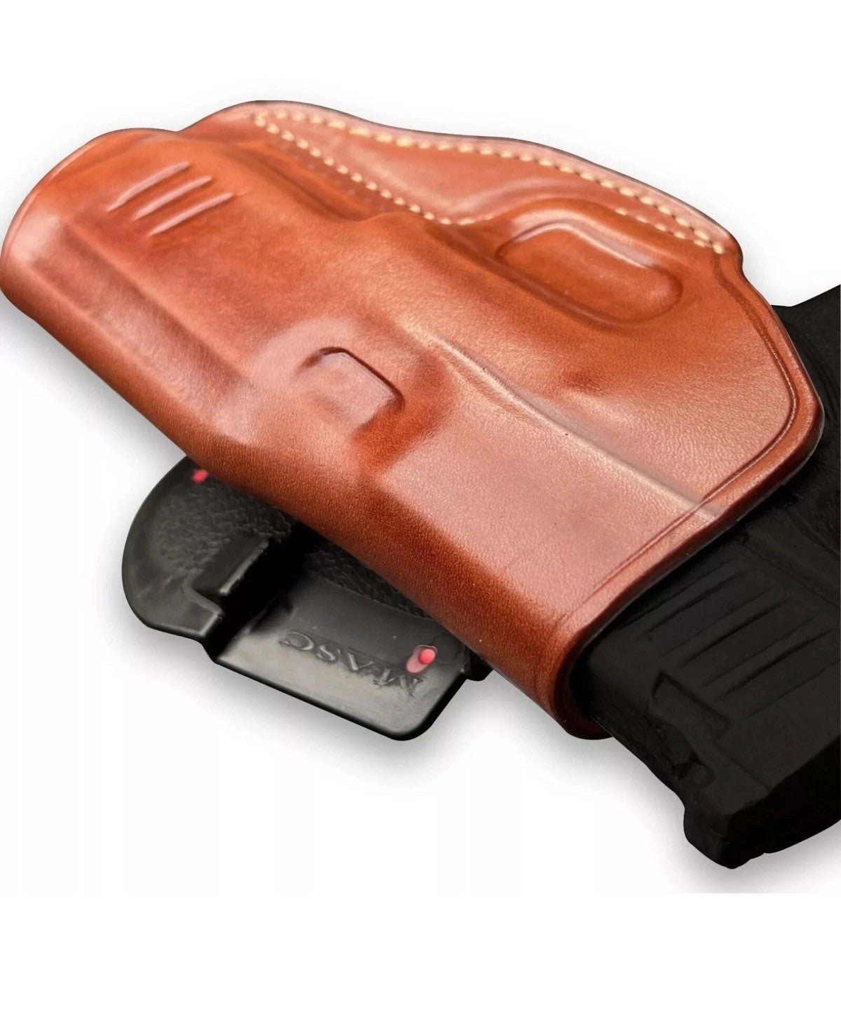 Leather Paddle Holster for Walther WMP 22 Magnum 4.5” BBL - Right Hand