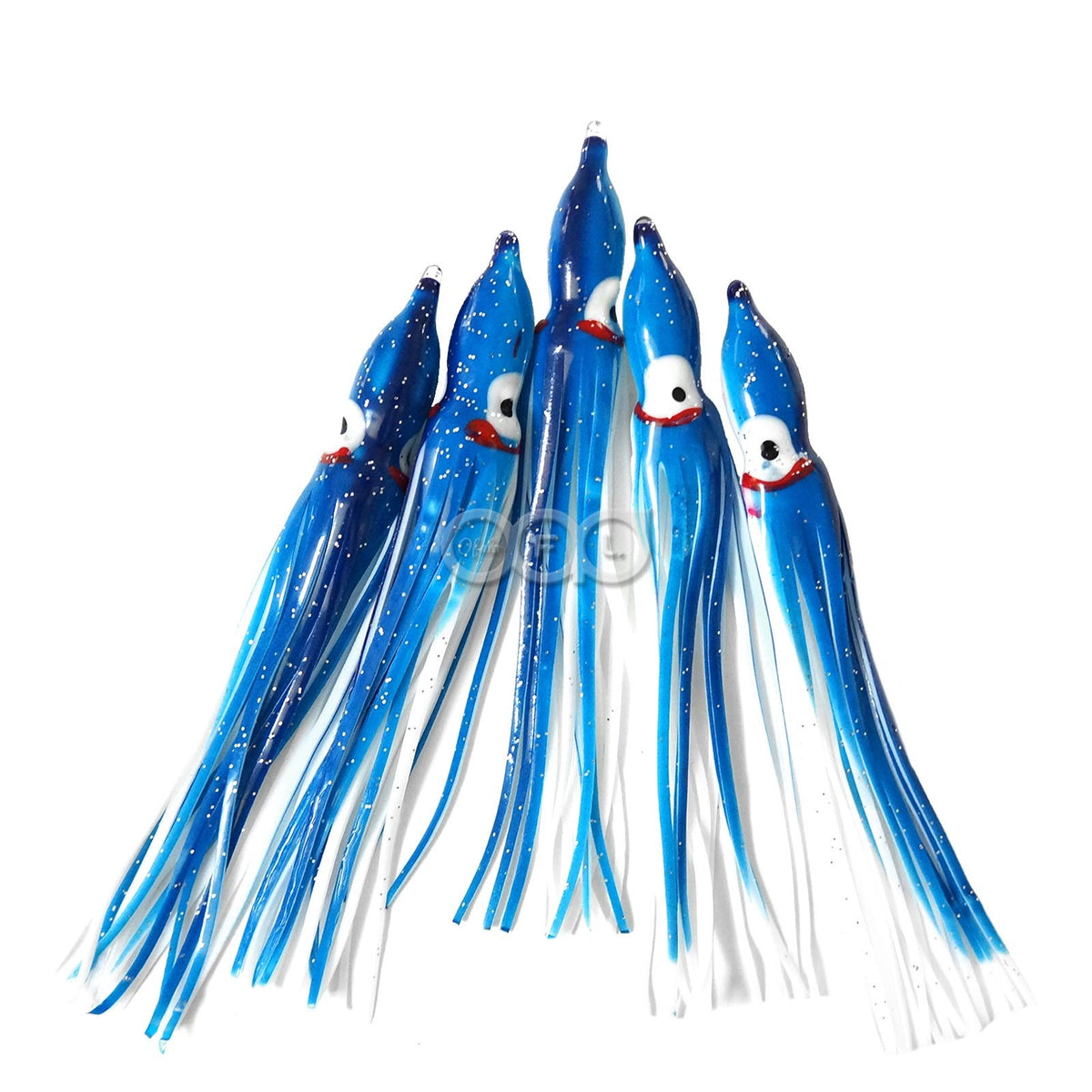Artificial Soft Plastic Fishing Skirts 4.5-inch Octopus Fish Lures Bait Lot