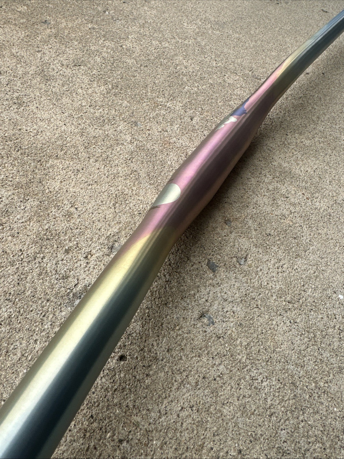 Titanium Riser Bar for Mountain and Fitness Bikes - 800mm, 31.8mm Clamp, Custom Anodized Multi-Color Finish