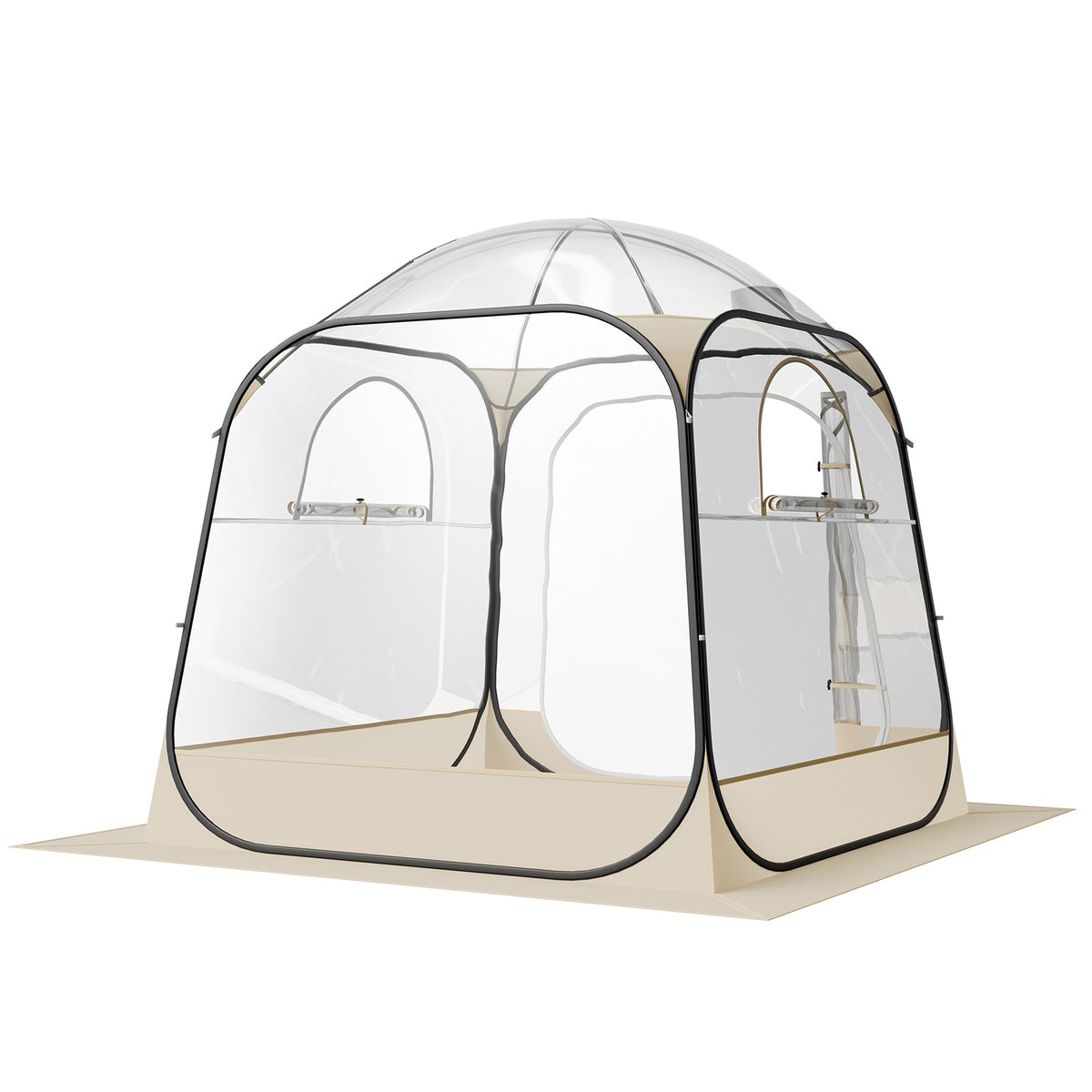 Portable Pop-Up Sports Tent 72x72 Inch Waterproof Outdoor Shelter