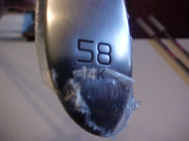 Golf Wedge 58° Tour Chrome SM9 Titleist Vokey with Senior Flex Shaft