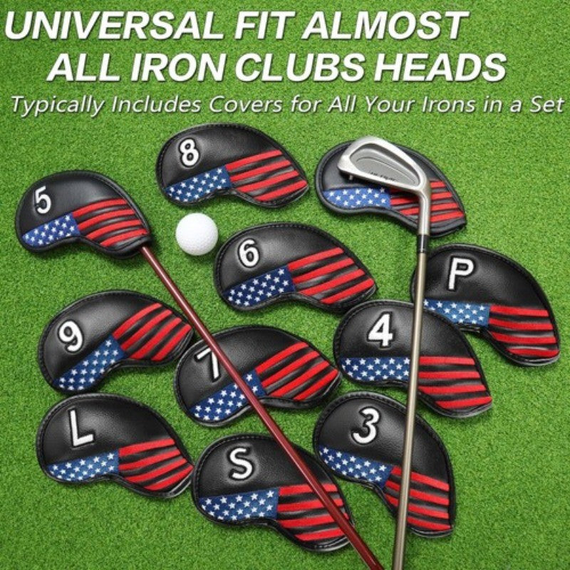Universal Fit Golf Iron Head Covers for All Major Clubs - Perfect for Golfers