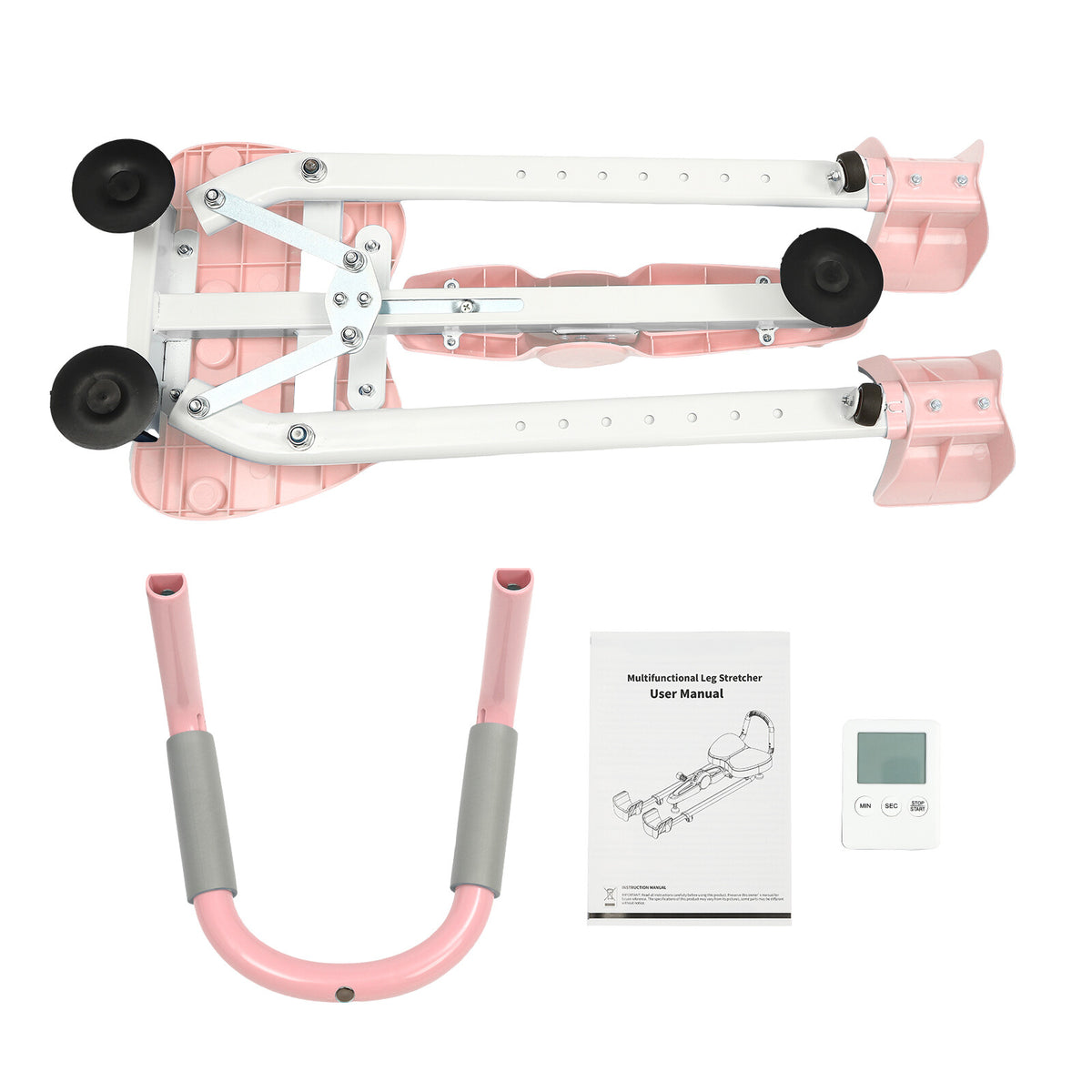 Heavy Duty Leg Stretcher for Flexibility Training, 150kg Capacity, Floor Standing