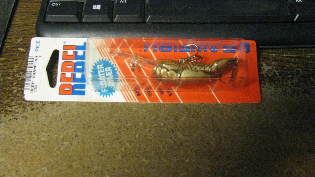 Deep Crawfish Fishing Lure - 3/8 oz NOS Bait for Bass & Crappie