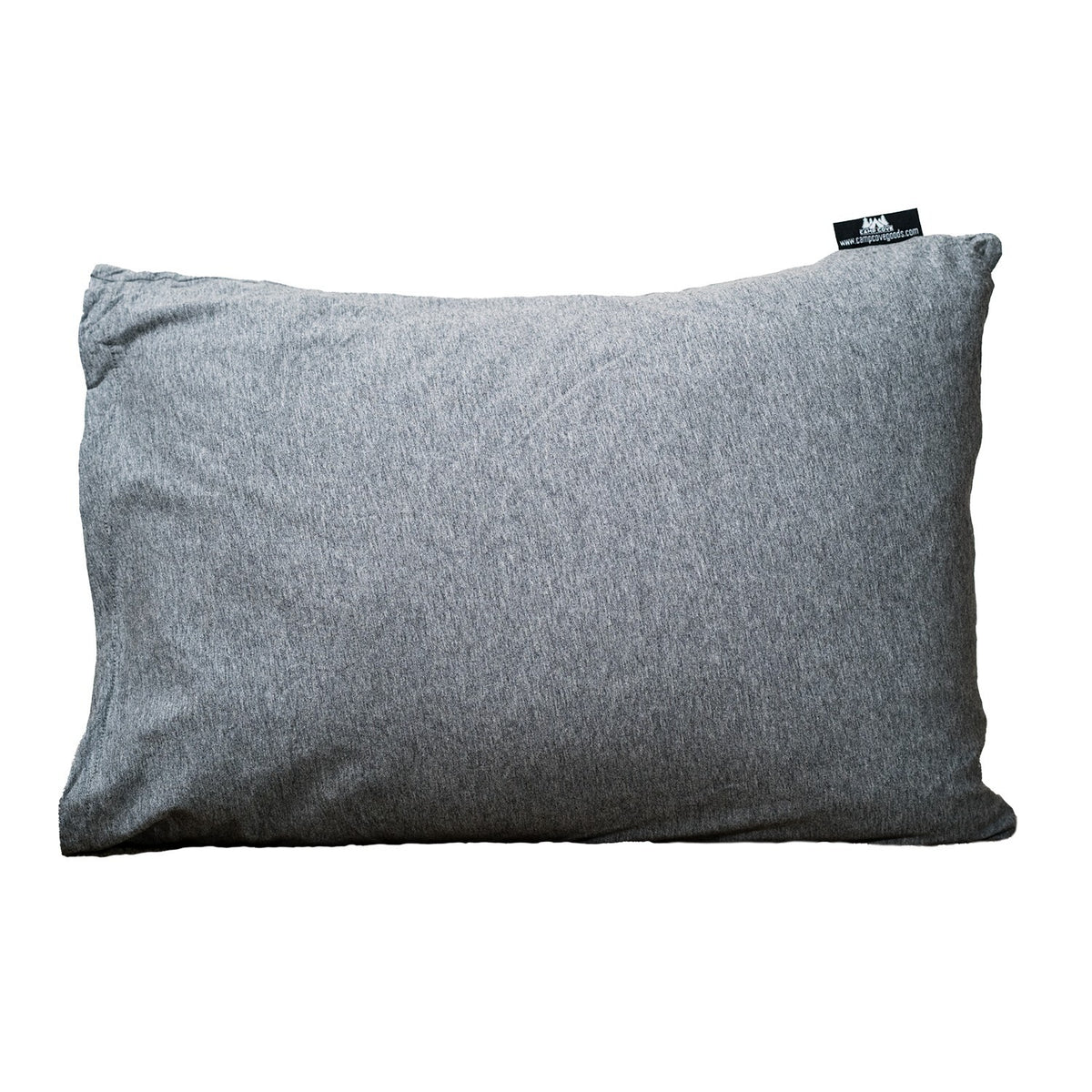 Camping Pillow with Jersey Cotton & Shredded Memory Foam - 15x21 Compressible