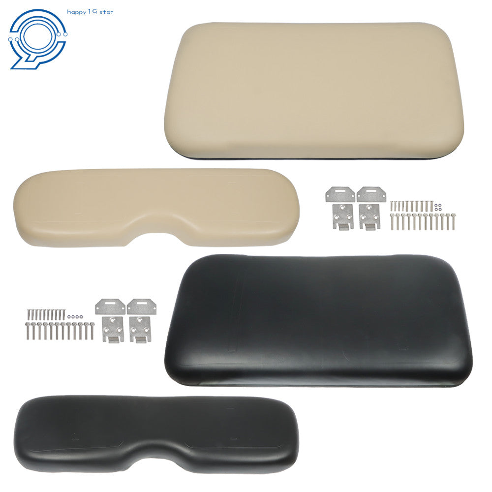 Golf Cart Seat Cushions for EZGO TXT Medalist 1993-2013 Front & Back Set with Hardware