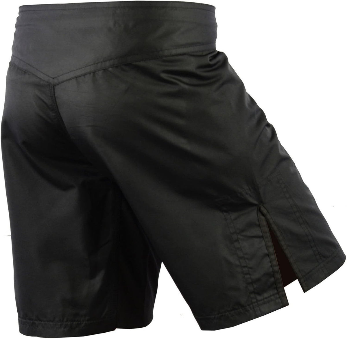 High-Performance MMA Shorts for Grappling & Martial Arts - Solid Black
