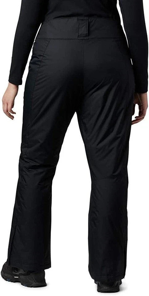 Women's Snow Pants with Insulation and Waterproof Protection - Medium Black