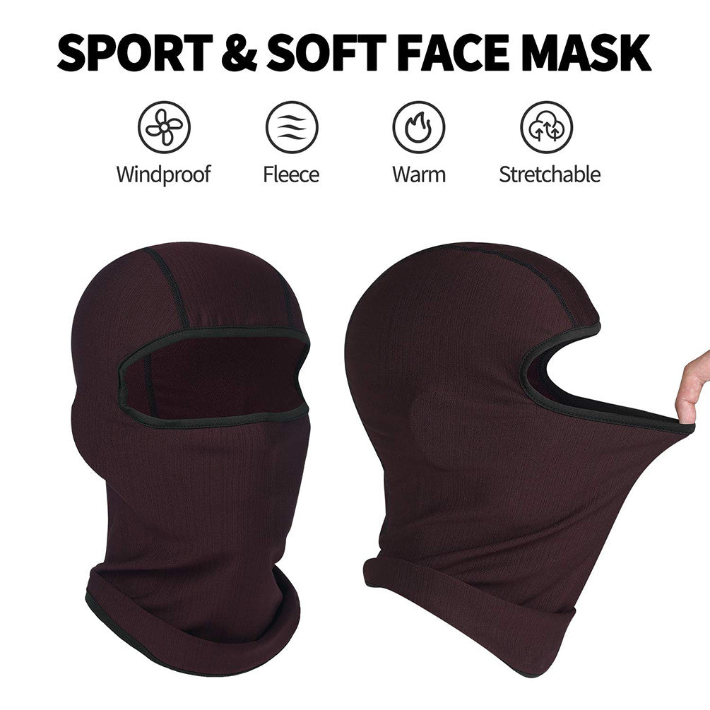 Windproof Fleece Winter Balaclava Ski Mask Full Face Mask for Men Women