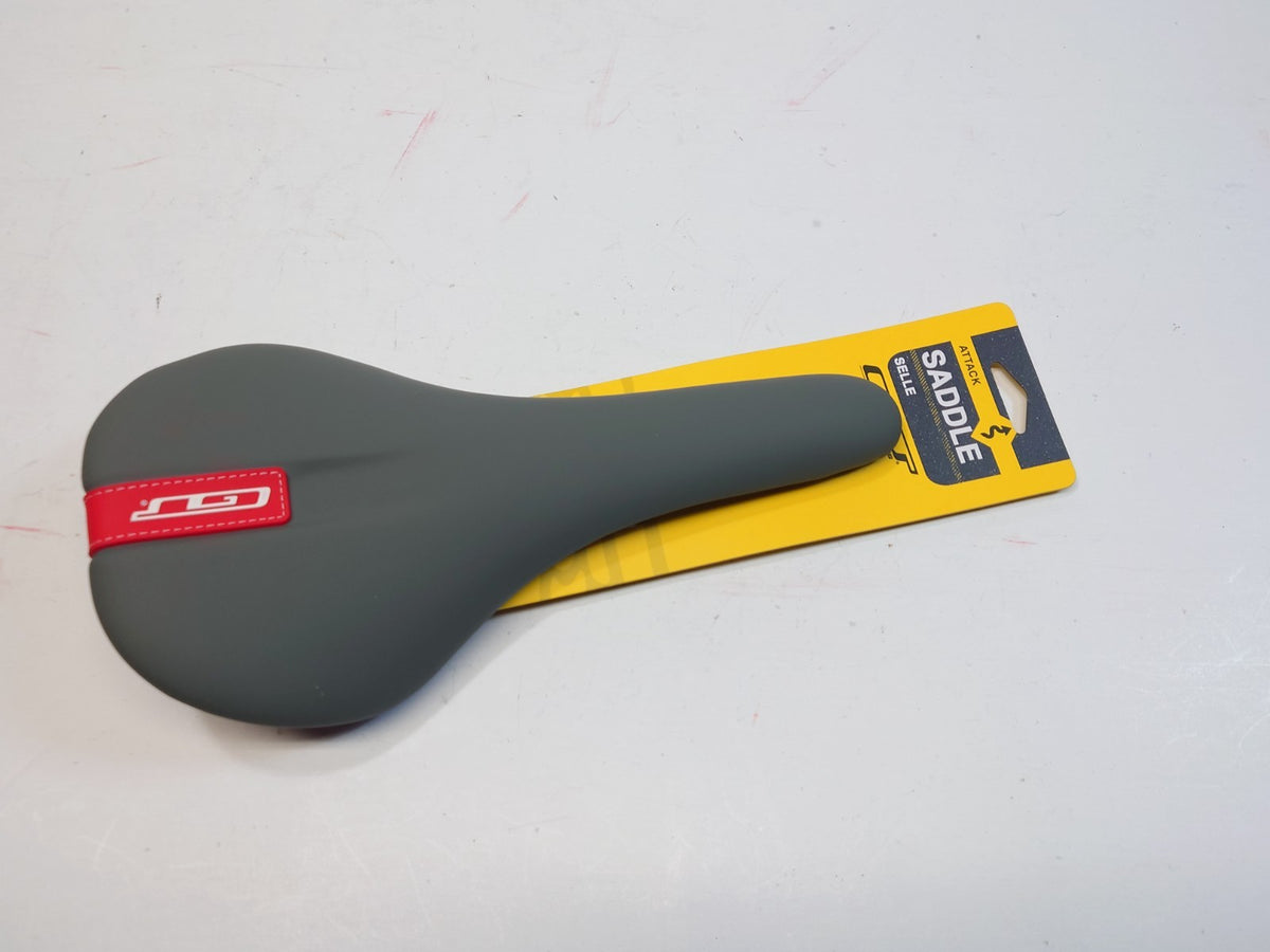 Gray Mountain Bike Seat - Comfortable Bicycle Saddle for GT Bicycles