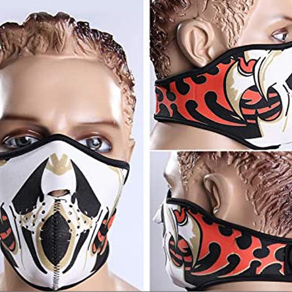 Halloween Skeleton Ghost Skull Face Mask Unisex Balaclava for Outdoor & Cosplay
