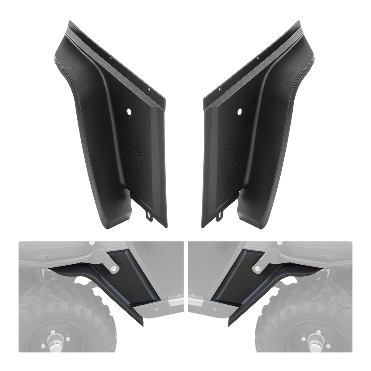 Golf Cart Fender Flare Set for EZGO ST MPT Workhorse 1999-2013 - LH & RH