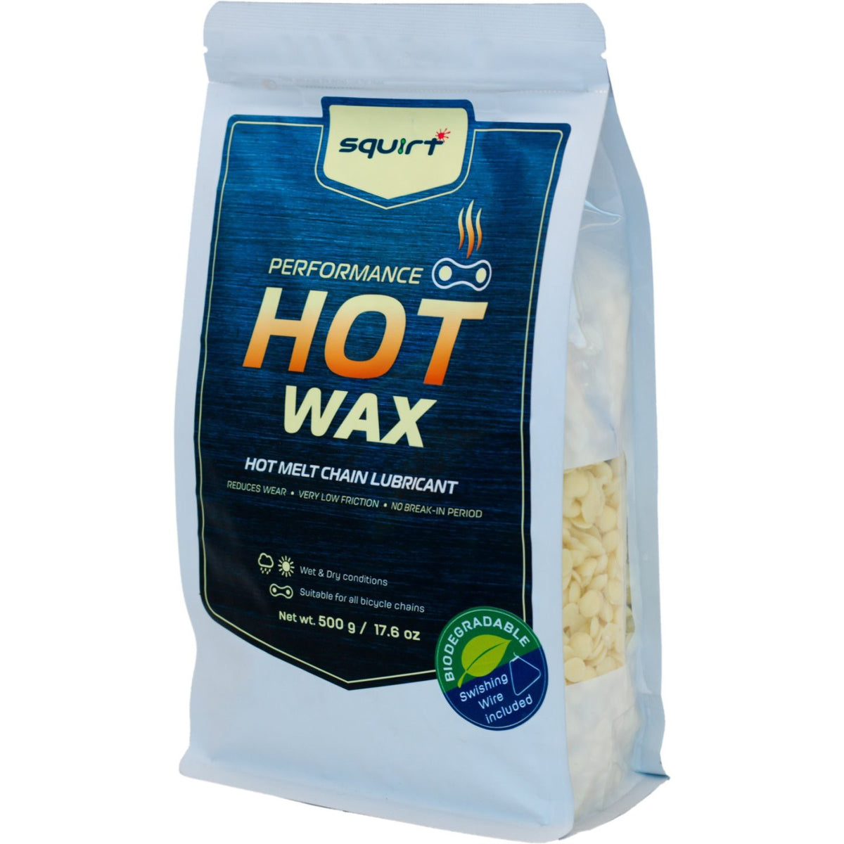 High-Efficiency Hot Wax Lubricant for Bicycle Chains - 500g