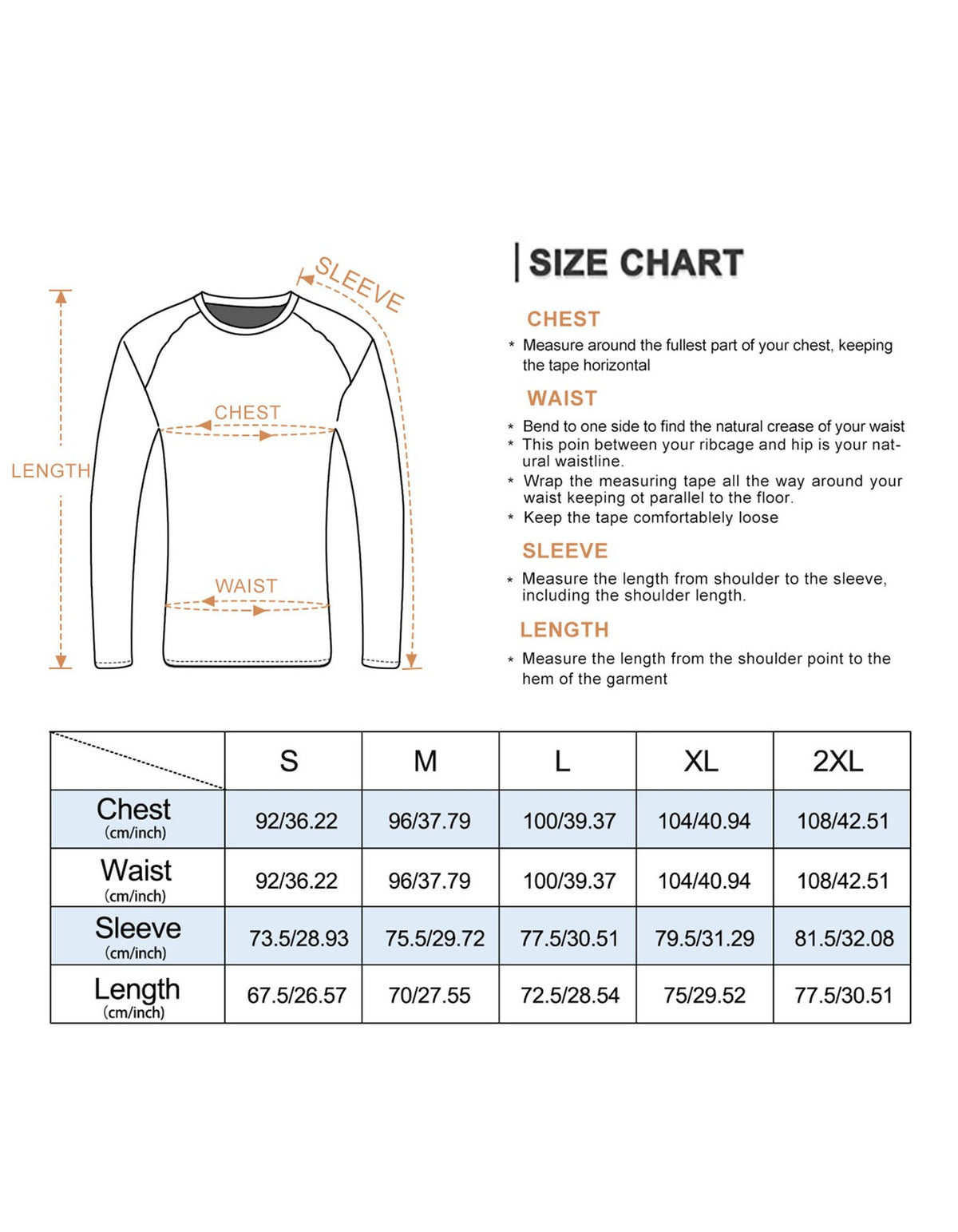 Men's Thermal Base Layer Long Sleeve Shirts - Fleece Workout Top
