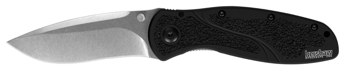 Kershaw Blur S30V Folding Knife Black Stonewashed Blade