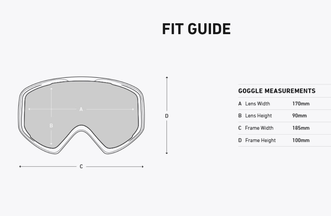 Snow Goggles for Skiing and Snowboarding with Anti-Fog & UV Protection - Matte Black Silver Mirror Lens
