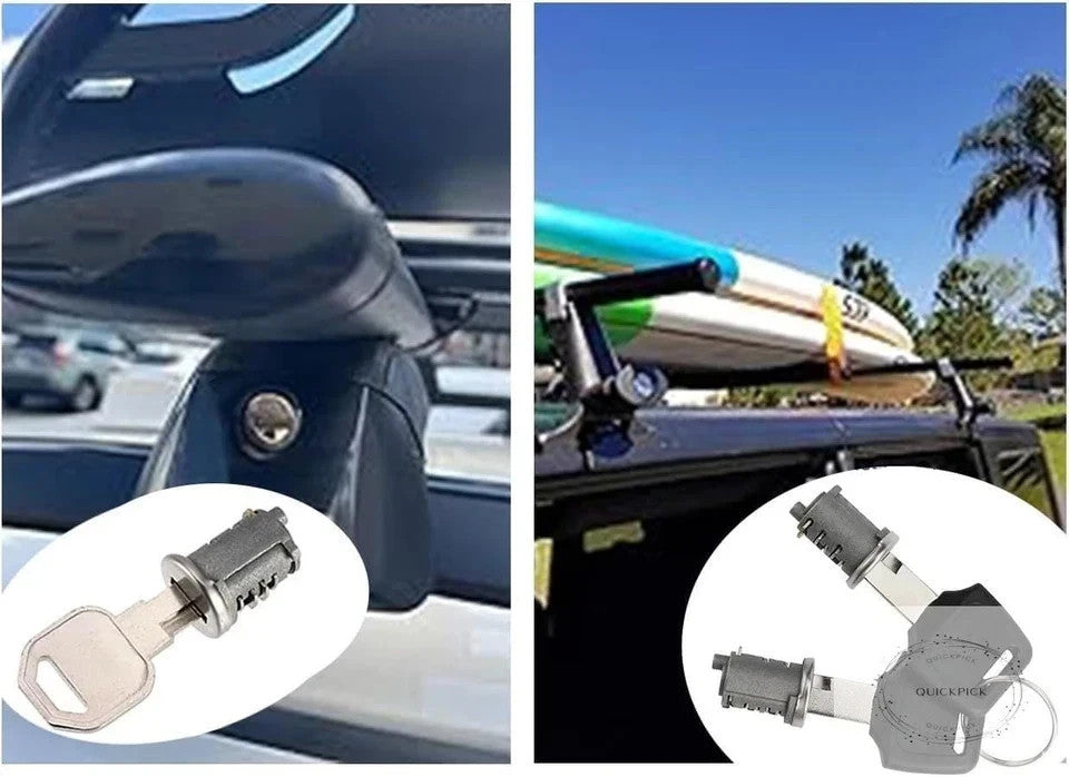 4 Pack Yakima SKS Lock Cores for Car Roof Rack System Replacement