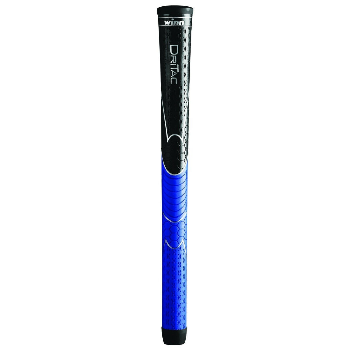 Golf Club Grips Midsize Non-Slip Soft Black Blue Pack of 10