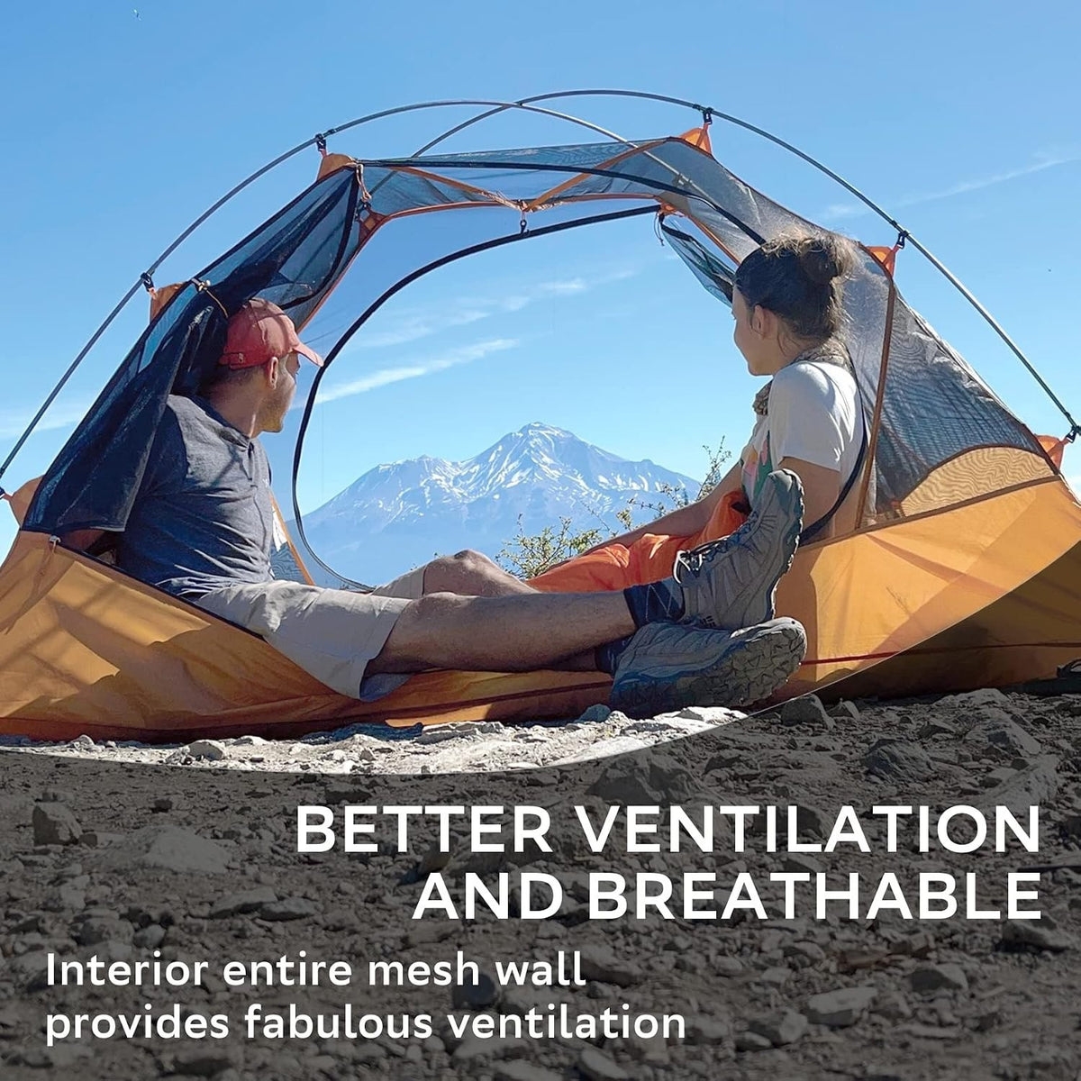 Lightweight Camping Tent for 1-6 Persons - Backpacking & Outdoor Gear