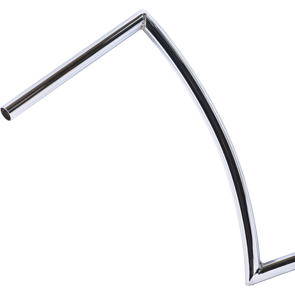 15-Inch High Rise Handlebar for Cruiser Bikes 7/8" Clamp Chrome Steel
