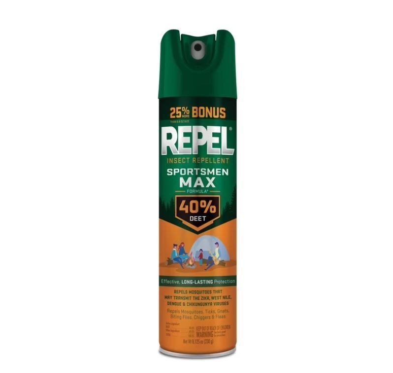 (4 Pack) Outdoor Insect Repellent Spray with 40% DEET - Long-Lasting Mosquito & Tick Protection