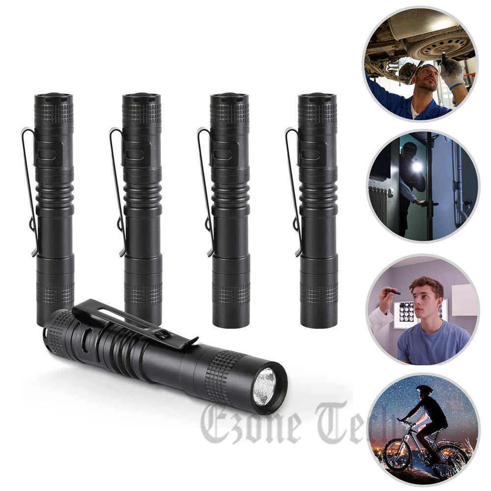 Mini Portable LED Flashlight Pen Light for Camping & Outdoor Use