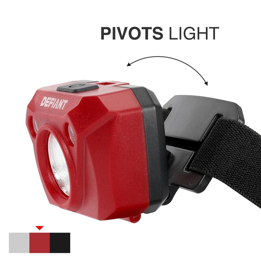 200 Lumens LED Headlamp 3-Pack for Camping Hiking Biking & Work