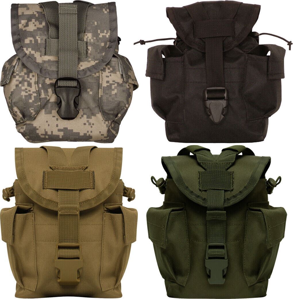 MOLLE II Canteen Cover & Tactical Utility Pouch Belt Attachment for MOLLE Gear