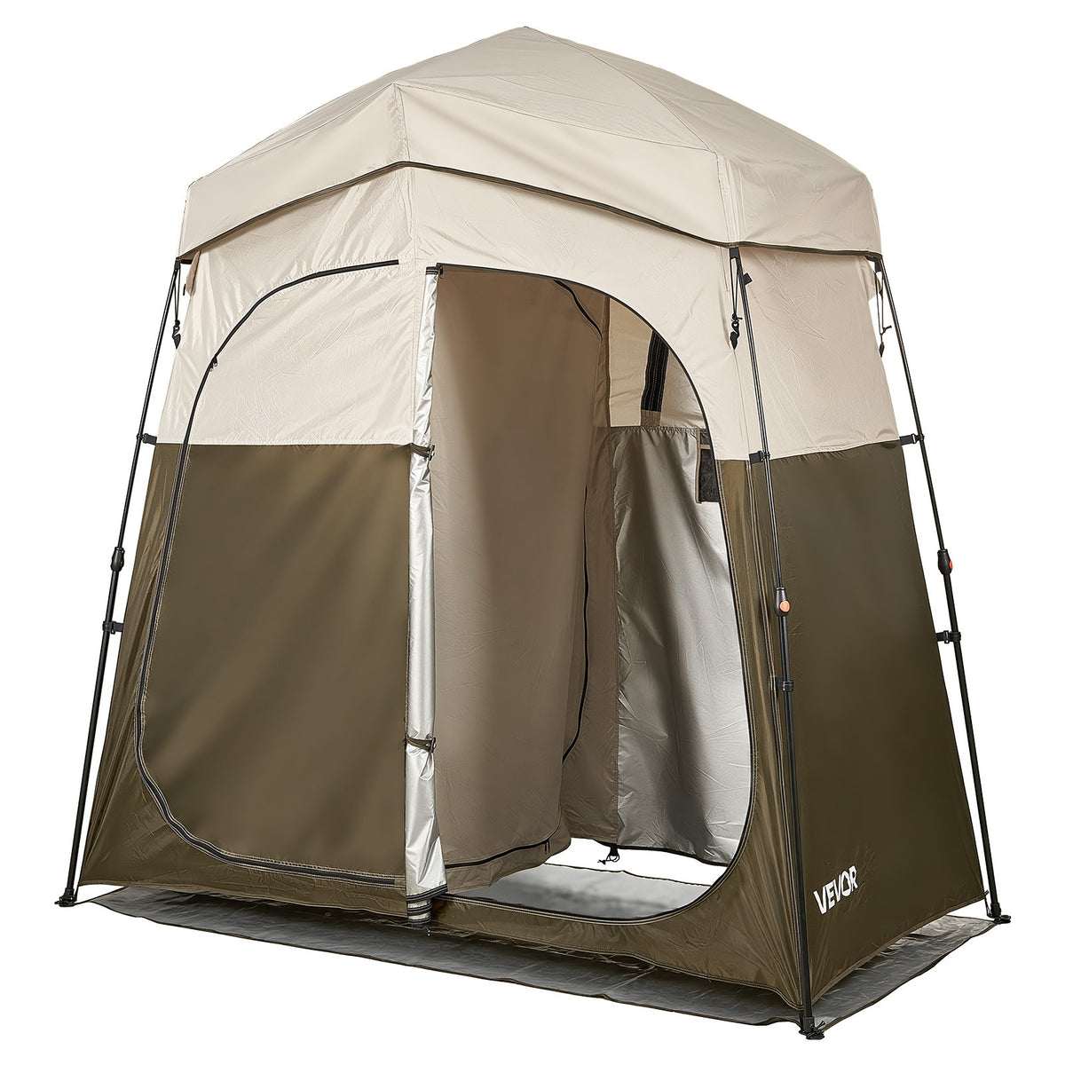 Foldable Camping Shower Tent with Privacy Enclosure for Outdoor Use