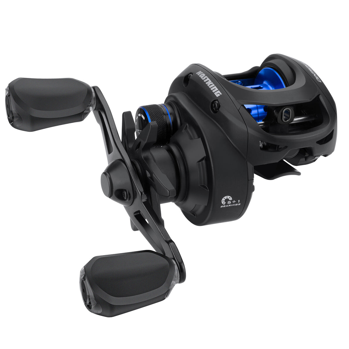 Baitcasting Reel with 5+1 Ball Bearings High Speed Fishing Reel