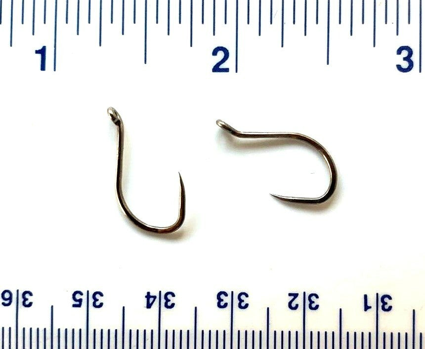 Fishing Hooks Pack of 100 Black Barbless Octopus Salmon Steelhead Size 4