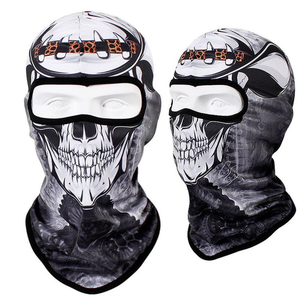 Full Face Mask Balaclava Ghost Skull Windproof Cycling & Tactical Hood