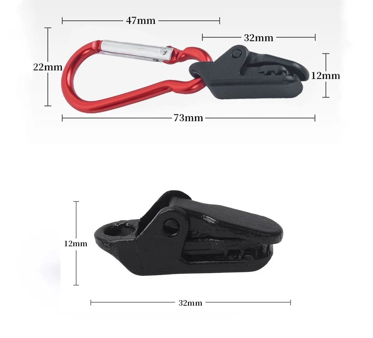 Heavy Duty Tarp Clips Clamps for Camping Canopies Tents Canvas - 50 Pieces