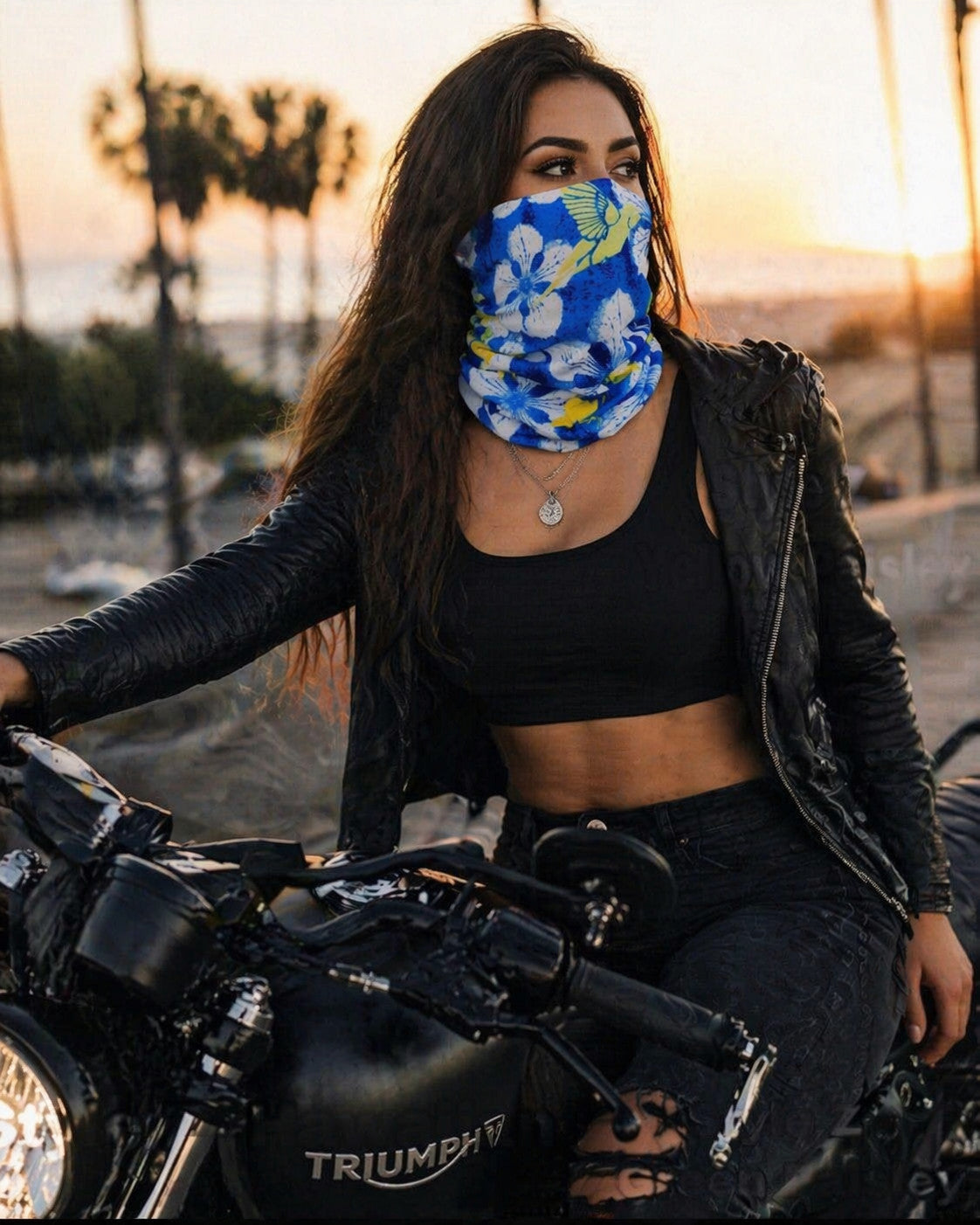 Unisex Multi-Functional Face Mask Gaiter Balaclava Neck Cover for Motorcycle & Outdoors