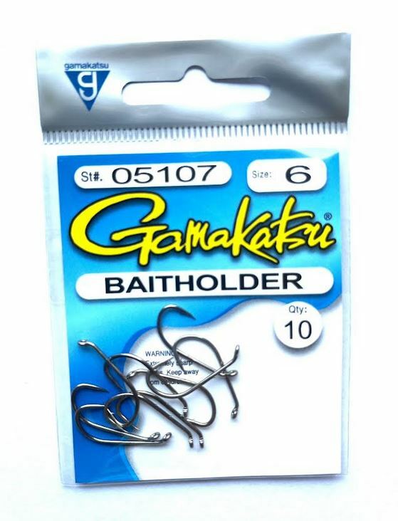 Bronze Fishing Hooks Size 6 - 10 Pack Saltwater & Freshwater Bait Holders