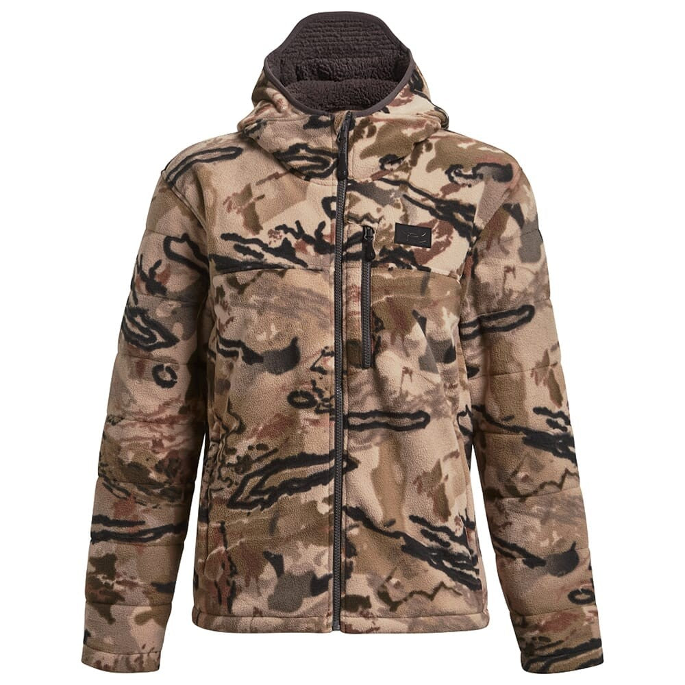 Women's Windproof Hunting Jacket with Barren Camo Pattern