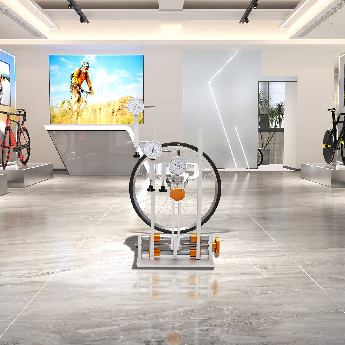 Bike Wheel Truing Stand Bicycle Repair Tool Kit for Wheel Tuning & Alignment