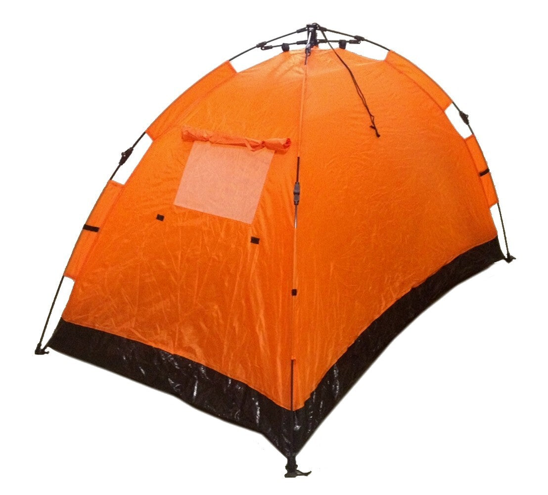 Instant Pop-Up Camping Tent for 1-2 People Lightweight Portable Orange