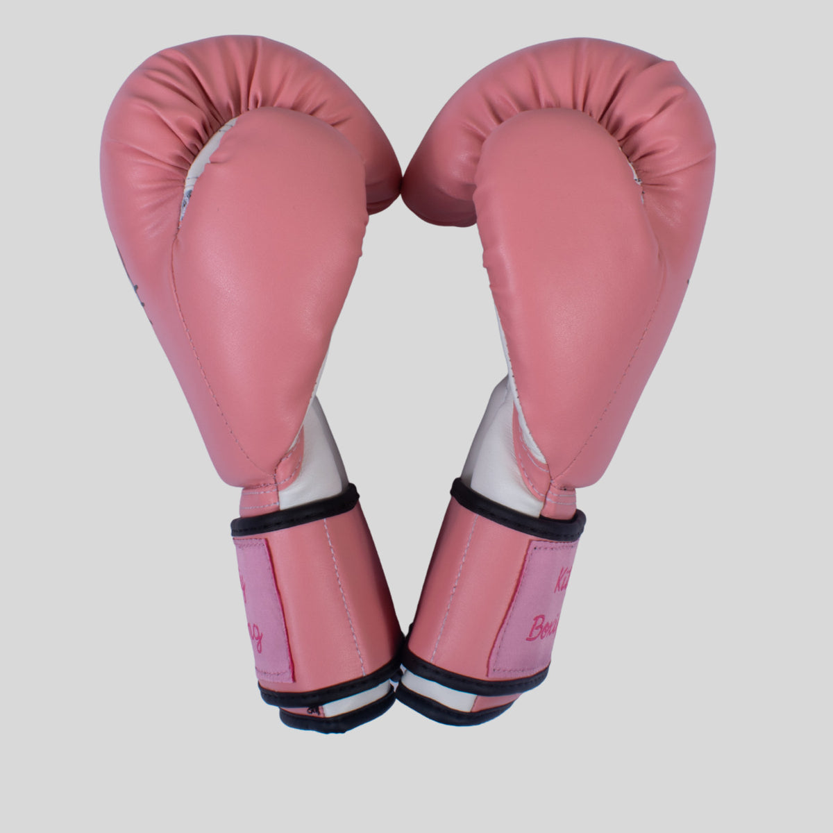 Pink Kids Boxing Gloves 6oz for Training & Protection - Kitty Print