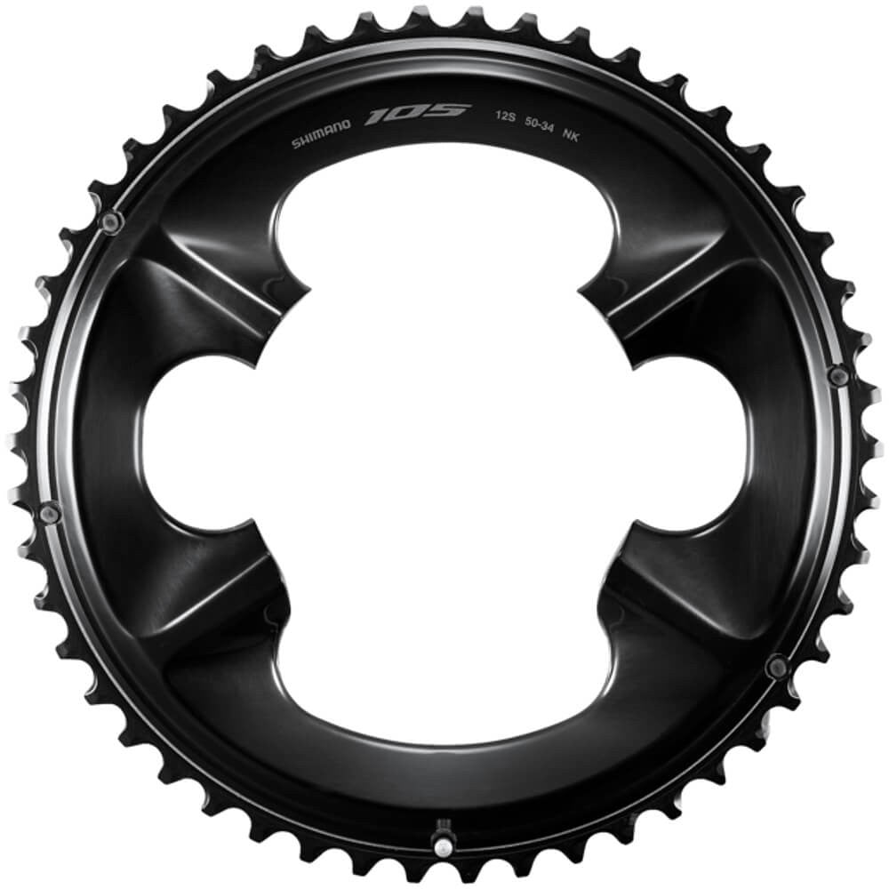 Shimano 105 12-Speed Bicycle Chainrings All Sizes - Aluminum, Hollowglide