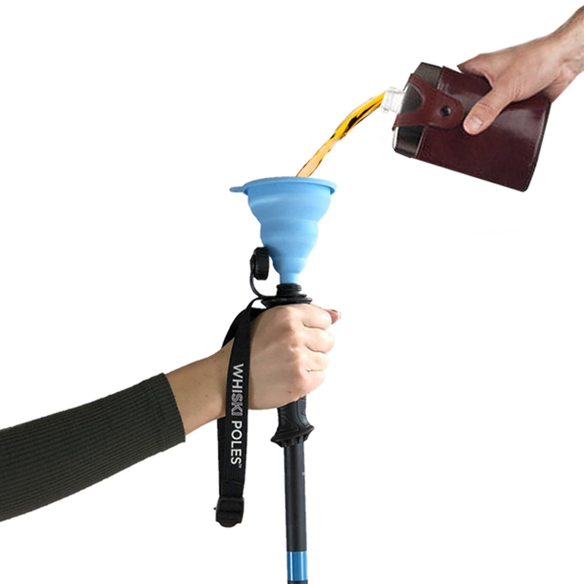 Ski Pole Flask - 2.0 Ski Pole Hydration Bottle for Winter Sports