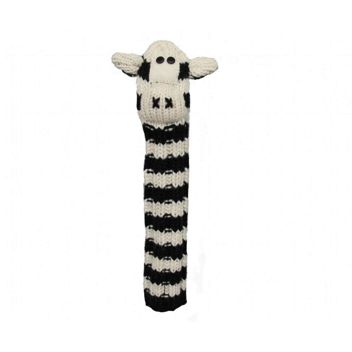 Golf Alignment Stick Cover Wool Animal Knit Golf Accessory Multiple Styles
