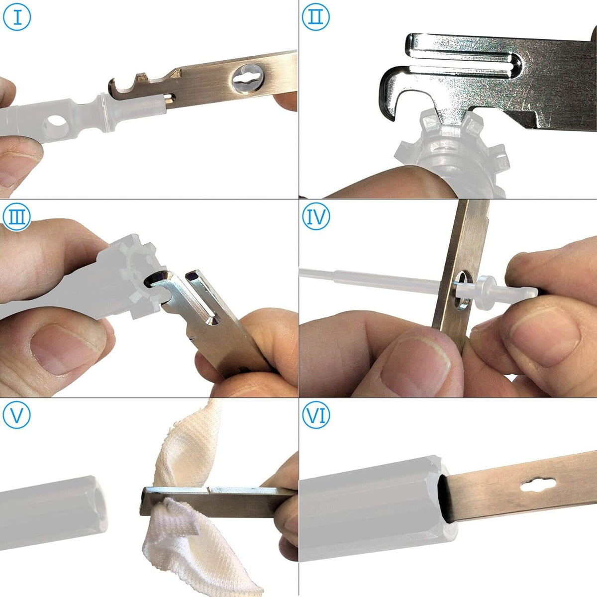 Gun Cleaning Tool Kit for Group - Carbon Scraper Multi-Tool