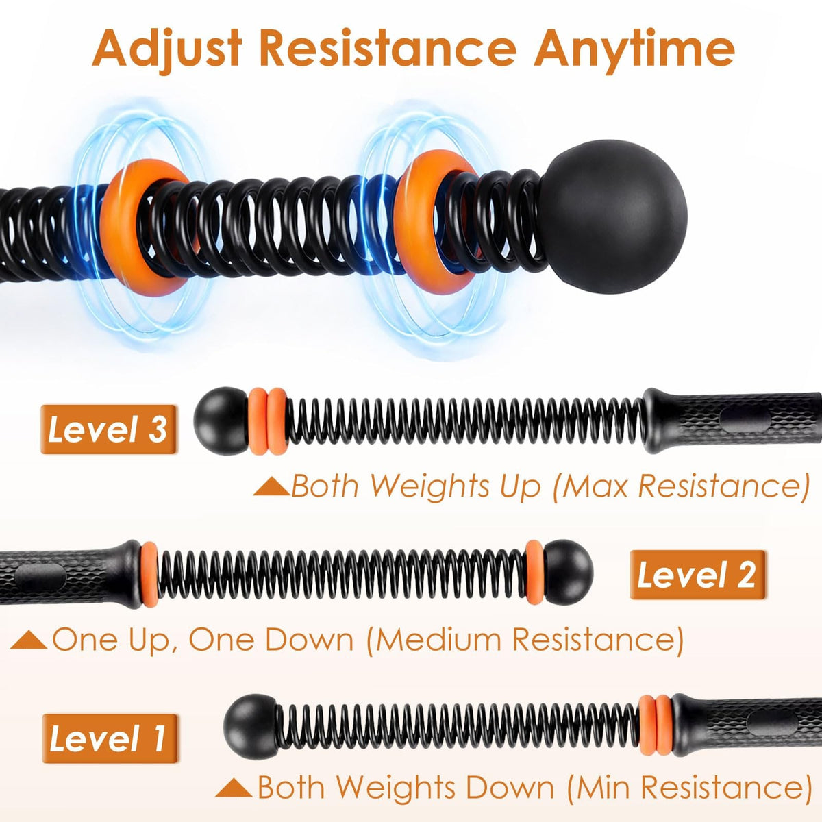 Portable Ropeless Battle Ropes with Adjustable Resistance – Cordless Fitness Equipment