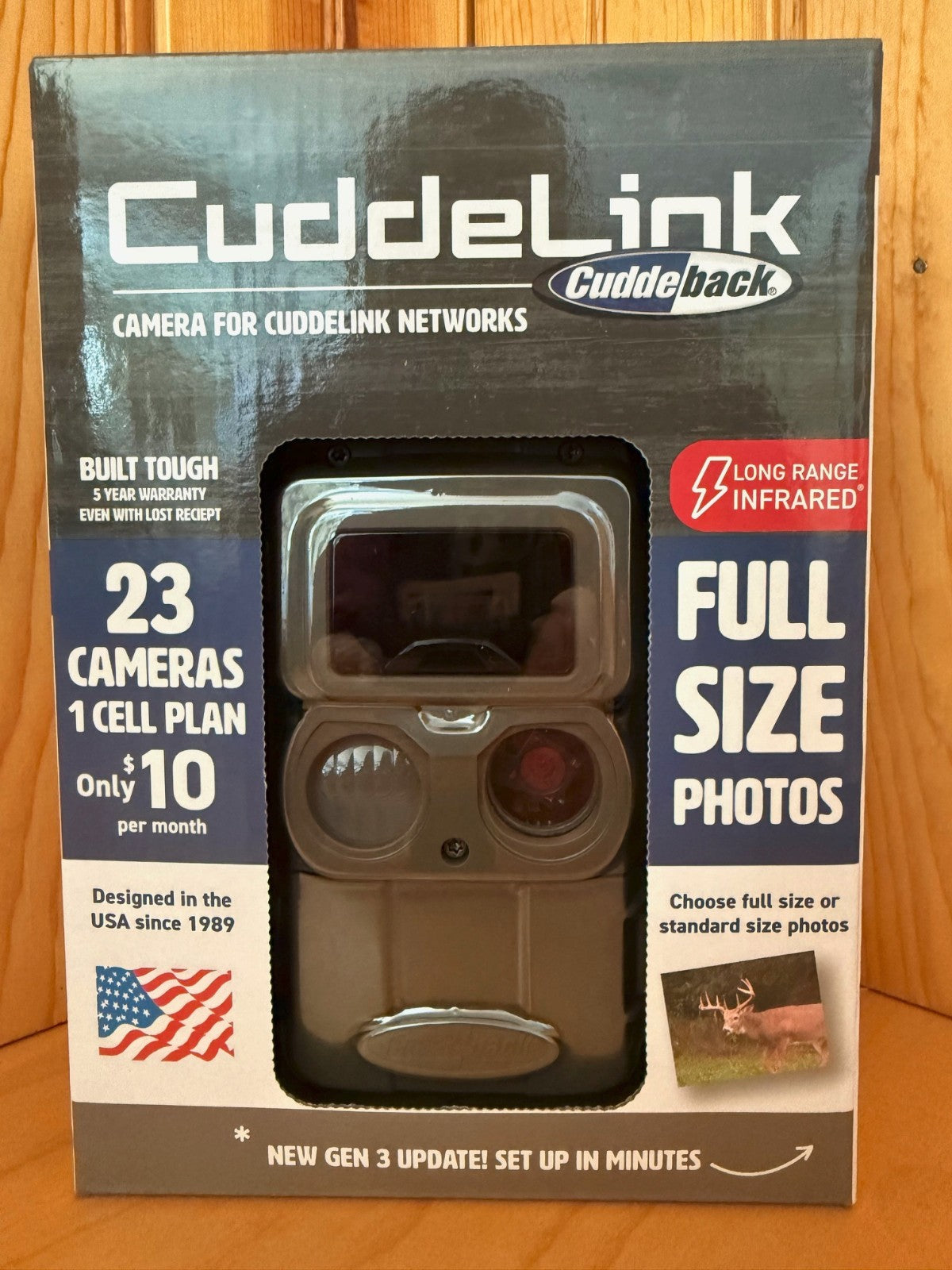 Trail Camera with Long Range IR for Wildlife Monitoring - Cuddeback LL-2A